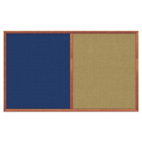 Slim Style Indoor Enclosed Corkboard, 24